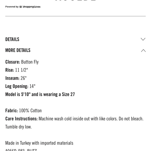 Agolde Riley high rise straight jeans 26 in Blitz; perfect!! worn once! - Picture 10 of 10